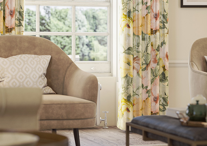 Amelia Faux Silk, Honeydew - Made to Measure Curtain - Image 5